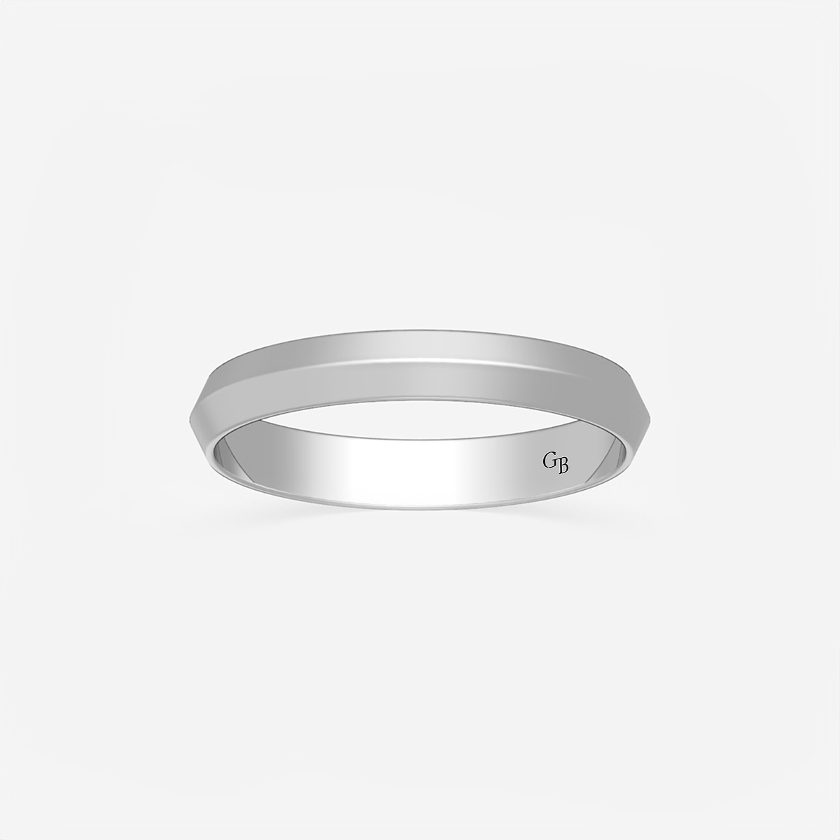 3mm Knife Edge Wedding Band